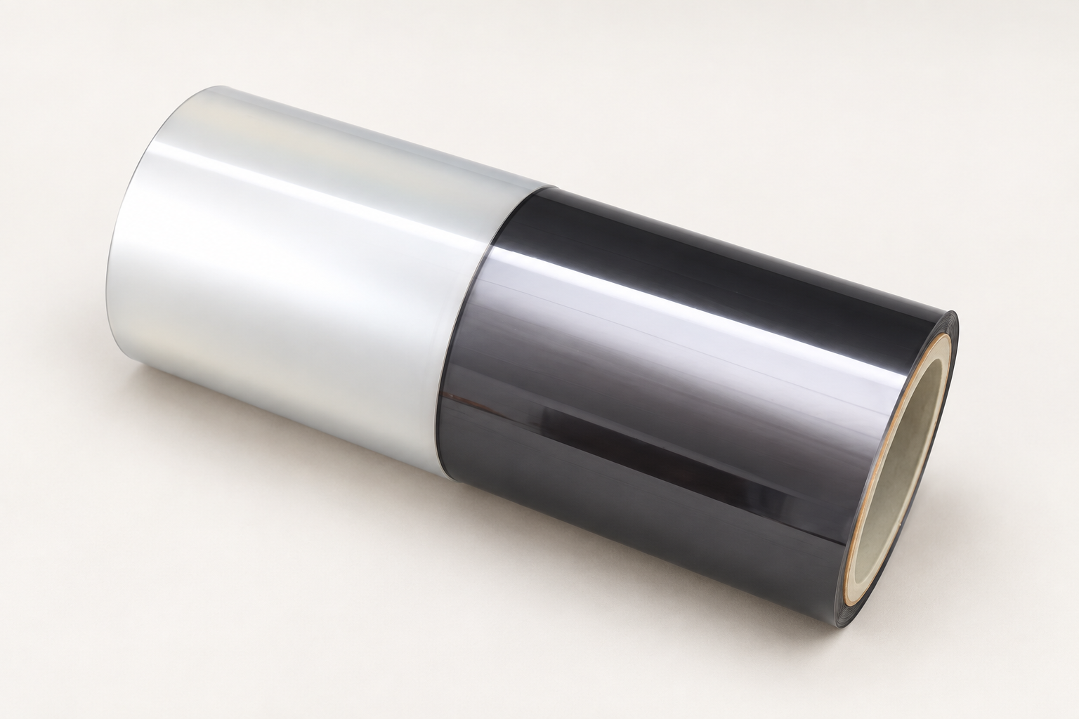 Partial metallized specialty PET film roll
